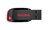 SanDisk 128GB Cruzer Blade USB 2.0 Flash Drive, Schw