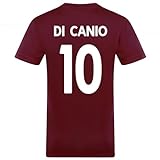 West Ham United Herren T-Shirt Poly Trainingsset Offizielles Fußballgeschenk, Weinrot Di Canio, L