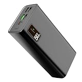 TOOSPON Powerbank 50000mAh,QC3.0 22,5 W & USB C PD20 W Fast Charge, 2 Input und 5 Output (QC & USB & Typ C) Externer Akku für Handy, Kamera, Pad, Headset usw