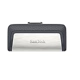 SanDisk Ultra Dual Drive USB Type-C Laufwerk Smartphone Speicher 256 GB (Mobiler Speicher, USB 3.1, versenkbarer Doppelanschluss, 150 MB/s Übertragungsraten, USB Laufwerk)