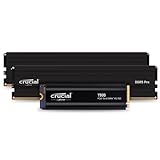 Crucial T500 2TB Gen4 NVMe M.2 Interne Gaming SSD mit Kühlkörper & Crucial Pro Desktop RAM 48GB Kit (2x24GB) DDR5 6000MH