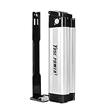 SHIMOST E-Bike Batterie 24V 10,4Ah Li-ion Akku Silverfish mit Ladegerät kompatibel mit Phylion/XH259-10J, Zhenlong/ZL1010-F, Phylion,MiFa, Rex (24V 10,4Ah Akku ohne Ladegerät)