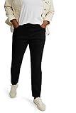 C&A Damen 5-Pocket Hosen Große Größen Slim Mid Rise/Mid Waist Stretch|Baumwolle|Denim schwarz 52 S-L-R