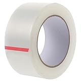 VILLFUL 50M Klebeband Transparent Hochwertiges Verpackungsband für Sicheren Versand Breit Leise Robust für Umzugskisten und Industrielle Anwendung