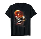 Lord of the Rings Balrog You Shall Not Pass T Shirt T-S