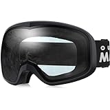 OutdoorMaster Owl Skibrille OTG, Schnee Snowboardbrille für Männer Frauen Jugendliche, Anti-Beschlag, 100% UV-S