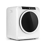 Klarstein EZ Dry Wäschetrockner, Ablufttrockner, Frontlader, 1500 W, freistehend/Unterbau, 6 kg, 3 Wärmestufen, Betriebszeit bis 165 Minuten, 6 Programme, Knitterschutzfunktion, weiß