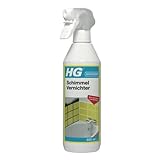 HG Schimmelentferner-Spray, effektives Schimmelspray für Schimmel & Schimmelpilz, entfernt Schimmelflecken von Wänden, Fliesen, Silikondichtungen und mehr - 500 ml (186050105)