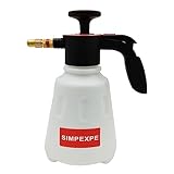 SIMPEXPE Handpumpe für den Garten, Rasen- und Garten-Druckwassersprühflasche mit verstellbarer Messingdüse für Pflanzen und andere Reinigungslösungen, 2 l, G