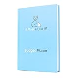 SparFuchs - Budget Planer (Blau) - Deutsch - A6-12 Monate Finanzplaner - Monatlicher Budgetplaner - Haushaltsbuch für ein Ganzes J