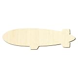 Holz Zeppelin - Deko Basteln 3-50cm, Größe:45cm, Pack mit:1 Stück