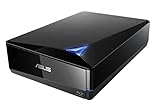 ASUS BW-16D1H-U Pro externer Blu-Ray Brenner (12x BD-R, 16x DVD±R, 12x DVD±R DL, 5x DVD-RAM, USB 3.0) inkl. Cyberlink PowerDVD 12 & Power2Go 8, schw