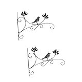 INOOMP 2 STK Pflanzgefäßhalter hängekorb deckenkorb blumenampeln hängende Blumentöpfe Korb Haken Blumentopfhalterung Blumentopf unterstützt An der Wand montiert Aufhänger hängender Korb