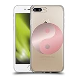 Head Case Designs Offizielle LebensArt Yin-Yang Verschiedene Roségold Soft Gel Handyhülle Hülle kompatibel mit Apple iPhone 7 Plus/iPhone 8