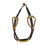 NOVICA Damen Holz Bambus-Halskette, 16,25' ‚Lagos Loops‘