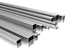 Aluminium Vierkantrohr/Rechteckrohr Quadratrohr Alurohr Rohr Profil Aluminium 40 x 40 x 2 mm x 2.000+-4