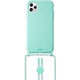 LAUT - HUEX Pastels Necklace case kompatibel mit iPhone 12 Mini | Pastellfarben-Design | Längenverstellbare Kordel | Antimikrobielle Hülle • Sp
