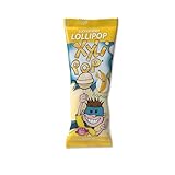 miradent XyliPOP® Banane Bonboniere 50x 6g einzeln verpackt | zuckerfreier Lollipop mit Xylit gesüßt | zahnmineralisierend | fruchtiger Geschmack | veg