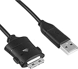 SUC-C2 USB Ladekabel Datentransferkabel kompatibel mit Samsung Digitalkamera NV3 NV5 NV7 I5 I6 I7 I70 NV20 L70 L73 L74 L730 L830 L83T U-CA5 NV8 NV10 NV11 NV15 I85 (1,5 m) Schw