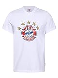 FC Bayern München T-Shirt Logo weiß, M