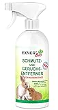 Exner Bio Geruchs- & Schmutzentferner für Nagerkäfige - Mit Mikroorganismen gegen KOT, Urin und Haustiergerüche 100% natürlich & schonend - 500 ml Sprü