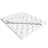 Siebenschläfer 4-Jahreszeiten Bettdecke 135x200 cm - bestehend aus 2 zusammengeknöpften Steppdecken - adaptierbare Decke für Sommer und W