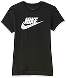 Nike M dchen G Nsw Tee Dptl Basic Futura T Shirt, Schwarz-weiss, M EU