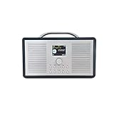 ALANO FM / Dab Radio / Bluetooth / AUX IN Radio Digital Dab Farbe Holz Tragbares Dab Radio mit 2.4 TFT Farbdisplay und Dual-Alarm-Modus, Retro Dab Radio für Garten und Kü