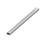 MaTaDa® Entwässerungsrinne Fassadenrinne Terrassenrinne 1 Meter aus Edelstahl ex