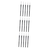 Lurrose 15 STK Miniaturfarbe Nummer Feine Detailkunst Miniaturpinsel Feine Detailpinsel Feiner Pinsel Pinselminiatur Feine Pinsel Nageldekorationssets Mini-farbpinsel Künstlerpinsel Bamb