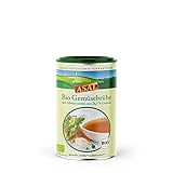 ASAL Bio Gemüsebrühe 540g für 30 Liter - Suppe mit 26% Gemüseanteil, ohne Geschmacksverstärker & ohne Hefe, Bouillon zum würzen, Salzersatz & veg