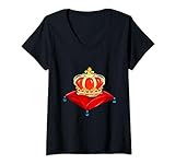 Royalcore Königskrone T-Shirt mit V