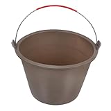 IWOWHERO Zementeimer Für Rindersehnen Eimer Zum Mischen Der Farbe Blumenkübel Outdoor-Eimer Breiter Großer Eimer Für Wasser Tragbarer Sandeimer Verzinkter Eimer Groß Holzkohleeimer Pp