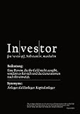 Generisch Börsen Poster Investor Definition | Aktien Bild mit Zitat schwarz A3 (42 x 29,7 cm)