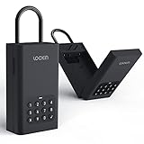 Lockin Smart Schlüsseltresor L1, Bluetooth Schlüsselsafe für den Außenbereich, Wandmontage, Türaufhängung, App-Steuerung, Fernzugriff, PIN-C