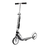 HUDORA BigWheel 180 Scooter - Tretroller für Kinder und Erwachsene - Roller ab 6 Jahre - Cityroller bis zu 100 kg - Klappbar & Höhenverstellbar - Mit Trageg