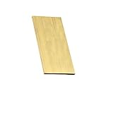 XMRISE Brass Noten Square Flat Bar Row-Stick kupferne Platte Padmetall Raw Industriematerialien Cu DIY Modellexperiment,4mmx12mmx500