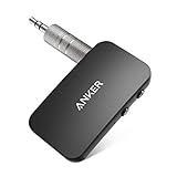 Anker Soundsync Bluetooth Empfänger für Musik mit Bluetooth 5.0, Akkulaufzeit von 12 Stunden, für Auto, Zuhause, Kopfhörer und Lautsp