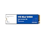 WD Blue SN580 NVMe SSD 1 TB (PCIe Gen4 x4, bis zu 4.000 MB/s Lesen, M.2 2280, nCache 4.0-Technologie) Festkörper-Laufwerk B