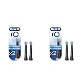 Oral-B iO Ultimative Reinigung Aufsteckbürsten für elektrische Zahnbürste, 2 Stück, Zahnreinigung mit iO Technologie, Zahnbürstenaufsatz für Oral-B Zahnbürsten, schwarz (Packung mit 2)