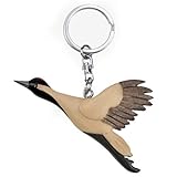 Kranich Reiher Vogel Schlüsselanhänger Taschenanhänger aus H