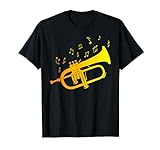 Coole Flügelhorn- oder Signalhornspieler in Jazz oder Brass Band T-S
