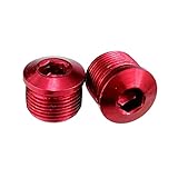Mountain Bike Pedals，Road bikepedals,Nonslip Bike Pedals，Bicycle Pedal Cover Bike Pedal Repair Parts Aluminum Alloy Rust-Proof Cycling Bearing Pedal Cover (Color : Rosso)