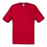 Fruit of the Loom - T-Shirt 'Original T' / Brick Red, XXL