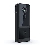 Winnes Video Türklingel mit Kamera, 1080p HD WLAN Doorbell Funk, PIR Personenerkennung, Nachtsicht, Zwei-Wege-Audio,SD-und Cloud-Speicher-Unterstützung, Selb