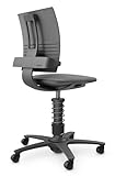 aeris 3Dee High ergonomischer Bürostuhl – Schreibtischstuhl mit einzigartiger Rückenlehne – Bürostuhl ohne Armlehne – Drehstuhl, stufenlos höhenverstellbar 45-59