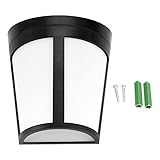 Kelepu Solarbetriebene Wandleuchte für den Außenbereich, Garten, Landschaft, Zaun, Hof, Lampe, Solar-Gartenlampe, Outdoor-Gartenlampe, Sensor-Gartenlampe für Weg