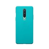 OnePlus 8 Schutzhülle | Handyhülle zum Schutz | Sandstone Hülle (Cyan)
