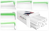 Cosca LED Stuckleisten aus Ecopolymer - Wand & Deckenleisten indirekte Beleuchtung, extrem resistent - (CM10-22 Meter) Zierprofil Dekorleisten M
