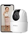 Imou 2K Überwachungskamera Innen WLAN Kamera Überwachung Innen 360° für Hausstier Babyphone mit KI-Personenerkennung, Automatische Verfolgung, Nachtsicht, Zwei-Wege-Audio,Sirene,Funktioniert mit Alex